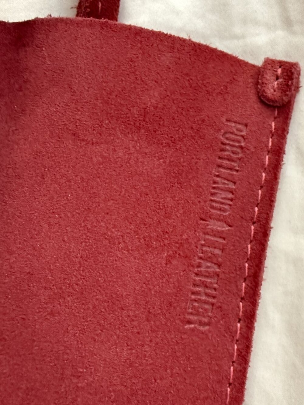 Portland Leather Devan Bag in Red Panda - Picture 3 of 7